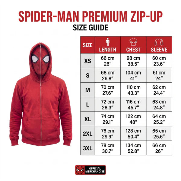 Web Zips Masked Zip-Up Hoodies