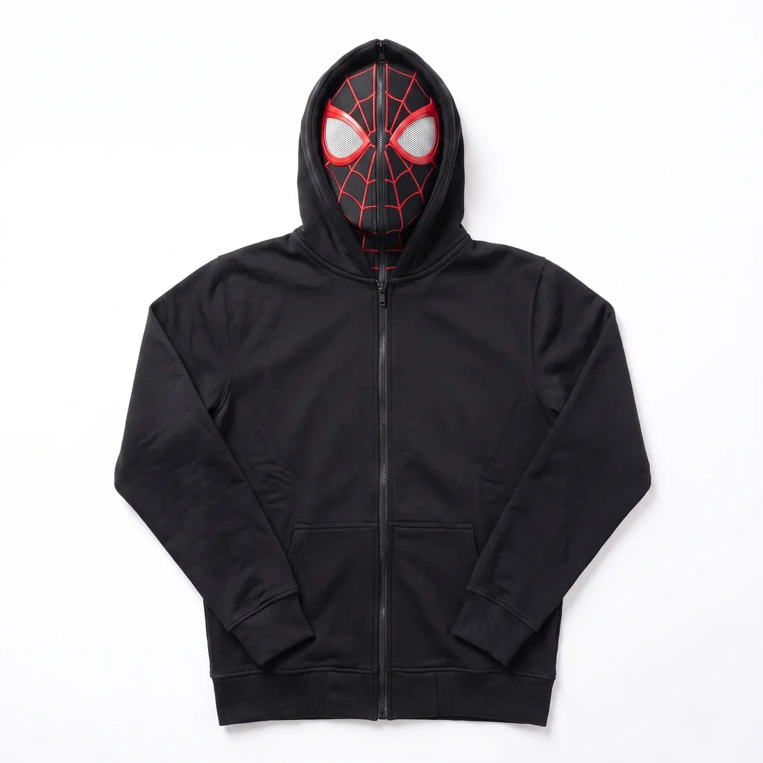 Web Zips Masked Zip-Up Hoodies