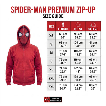 Web Zips Masked Zip-Up Hoodies