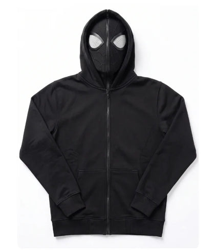 Web Zips Masked Zip-Up Hoodies